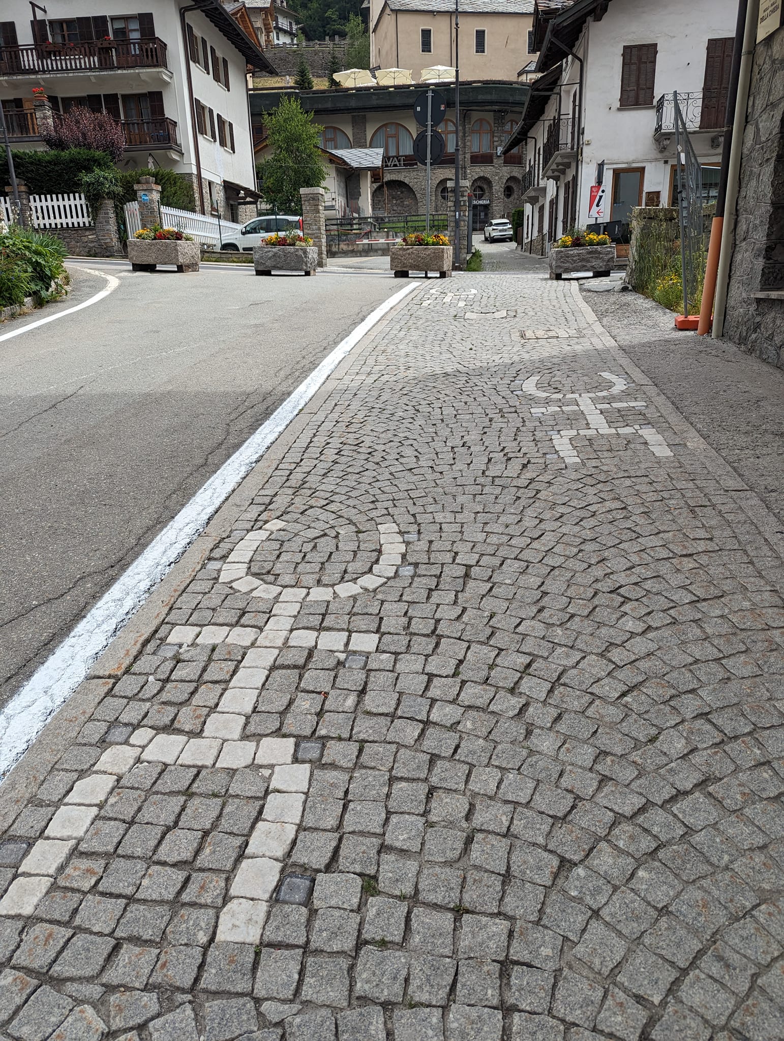 Slik kan altså et fortau se ut.