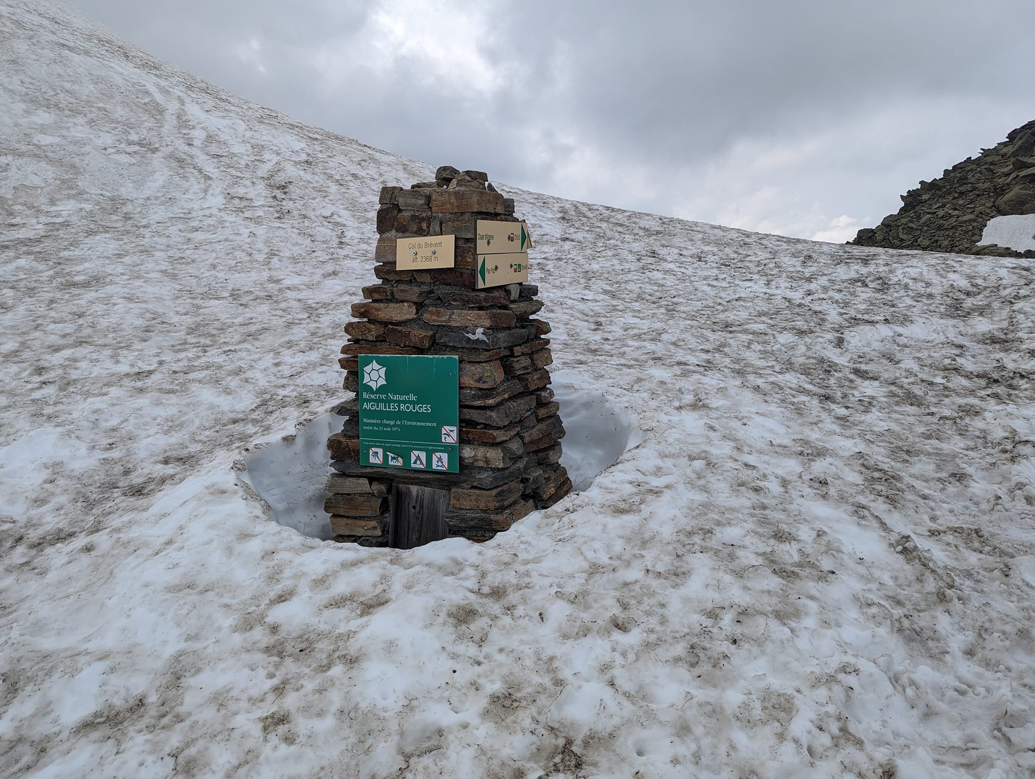 Col du Brevent ( 2368 moh)
