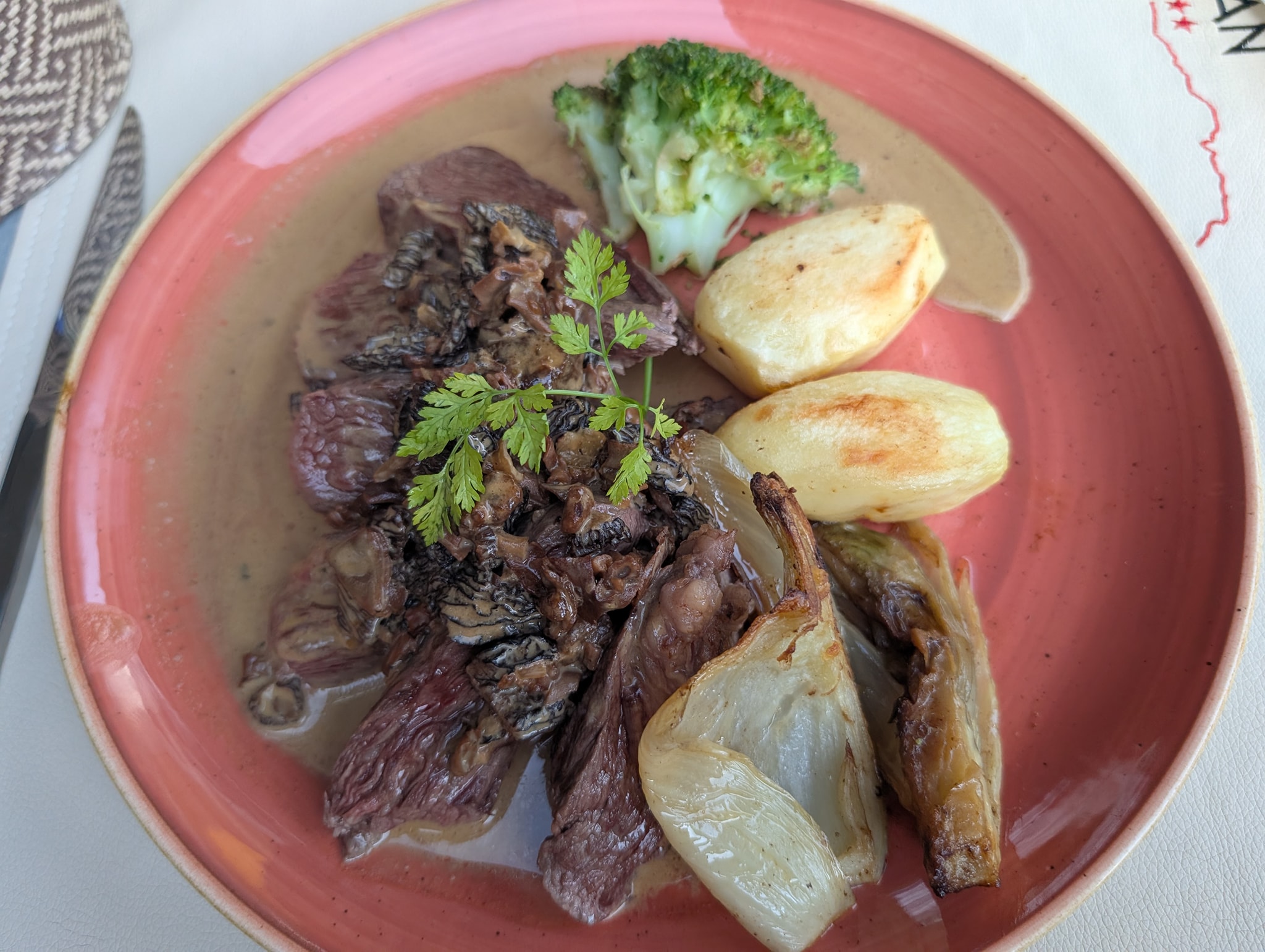 Biffrett av noe slag. Smakte godt.