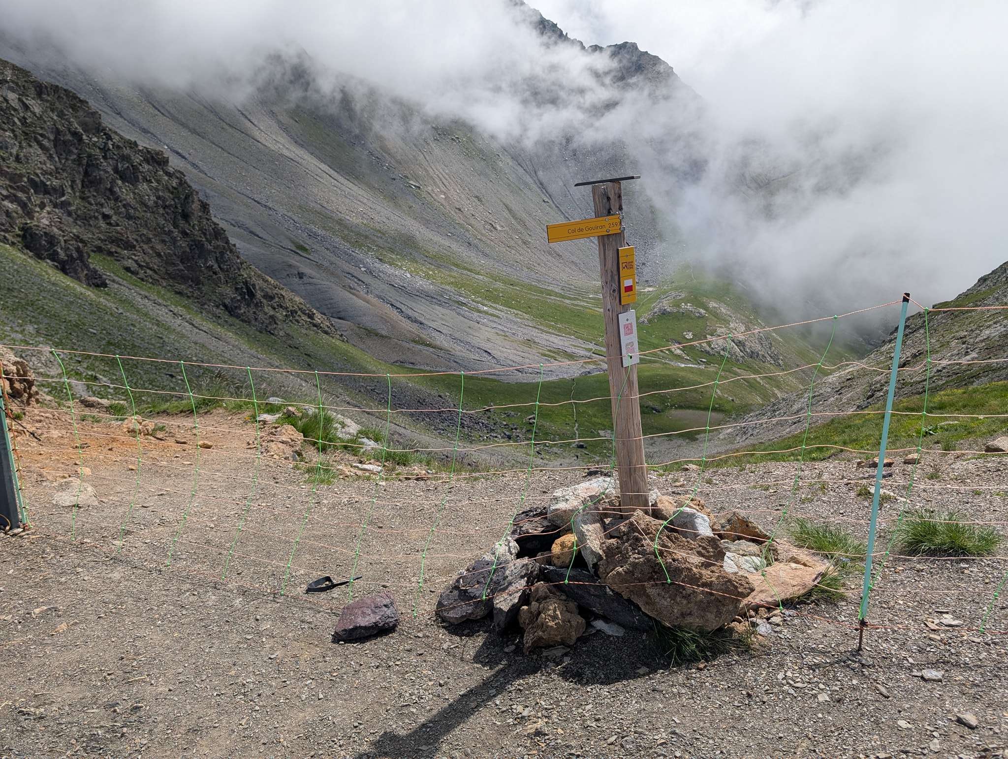 Pass nummer to, Col de Gouiran (2611 moh).
