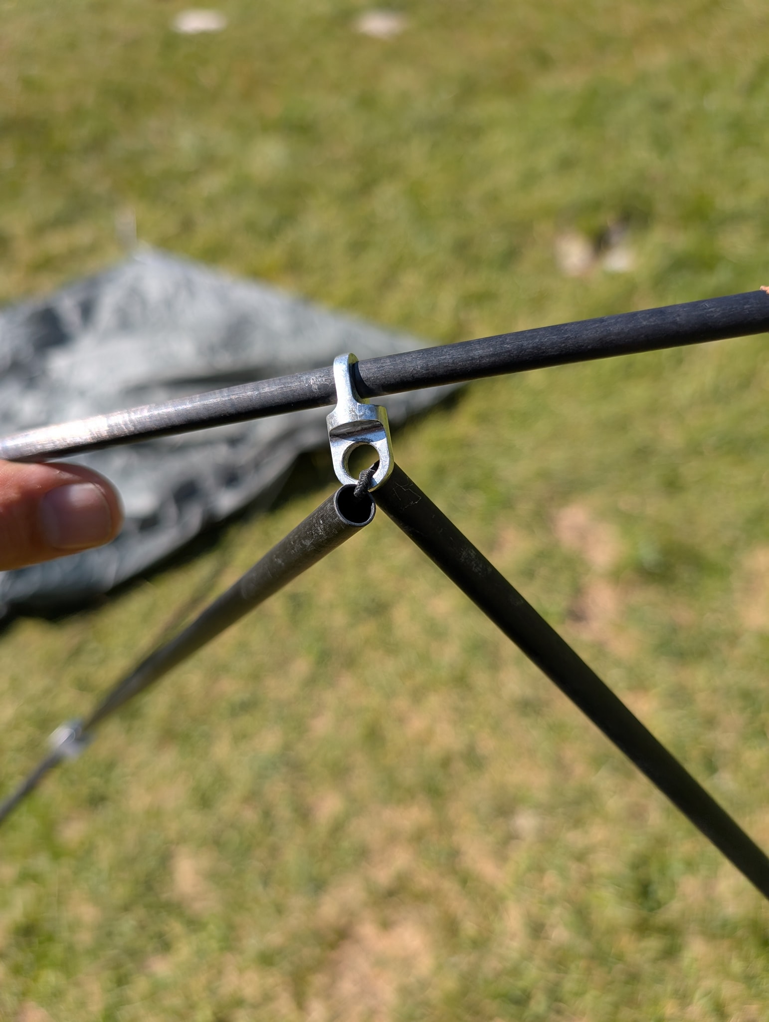 Nok et problem med teltstenga
