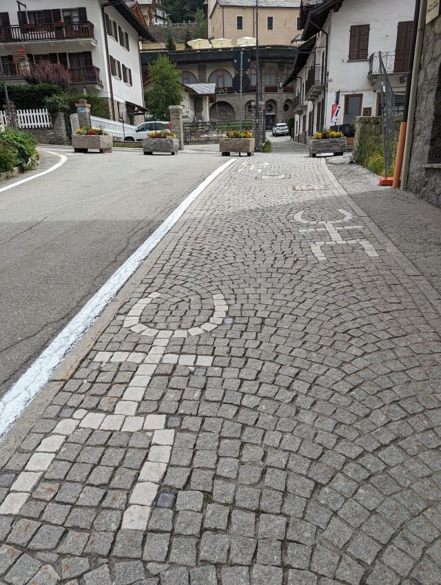 Slik kan altså et fortau se ut.