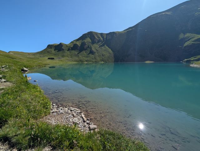 Nydelig morgenstemning ved Lac de la Muzelle
